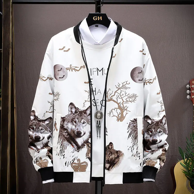 

Jacket men's autumn and winter new Korean style casual slim youth handsome jacket jacket men's fashion men