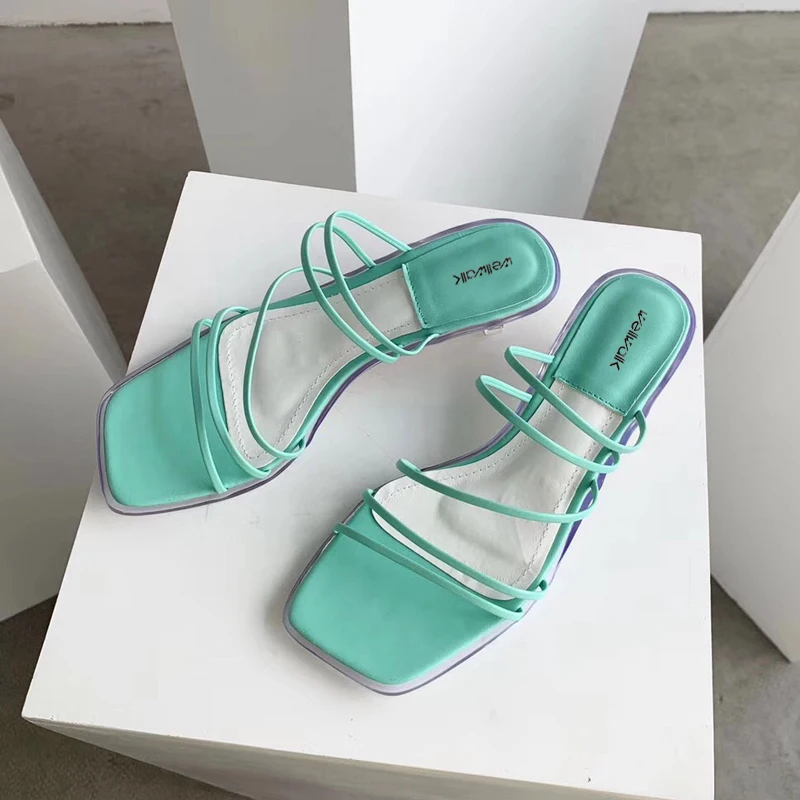 Wellwalk/тапочки с перекрестными ремешками женские дизайнерские сандалии