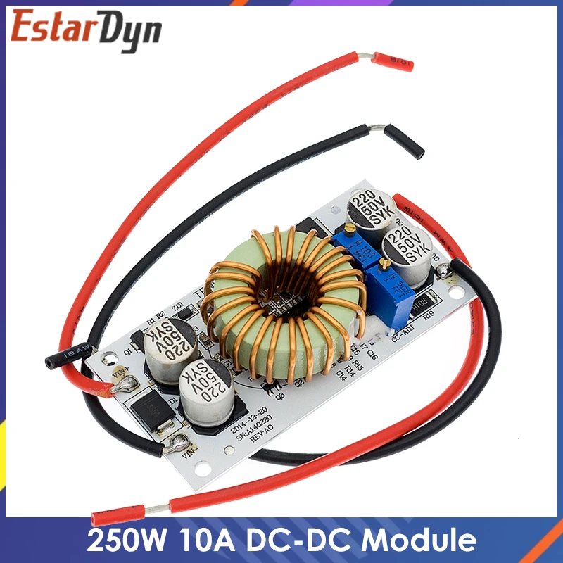 250W 10A DC повышающий преобразователь постоянного тока Модуль Текущий мобильный