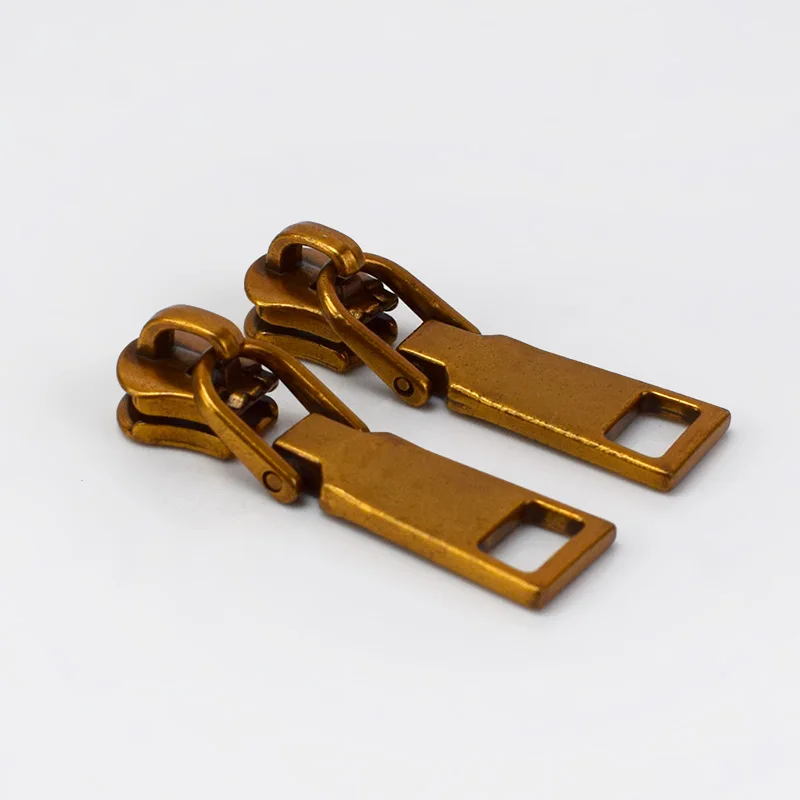 antiguegold Meetee 25 шт. Модные 5# металлические ползунки для молнии куртки одежда молния голова тянет молния Ремонтный комплект DIY сумка Швейные аксессуары - Цвет: antiguegold