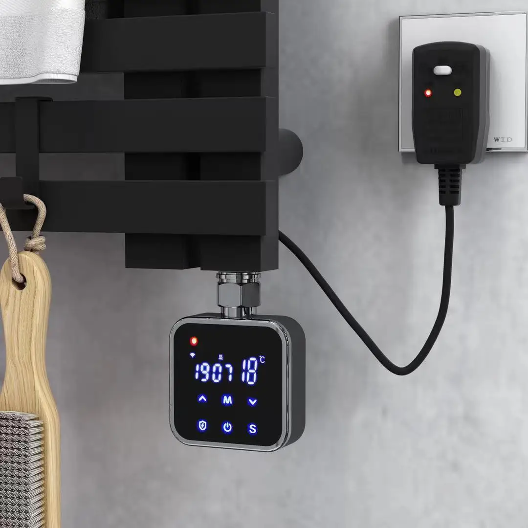 bathroom accessories electric towel dryer rack towel warmer and towel holder tuya app wifi control for bathroom free global shipping