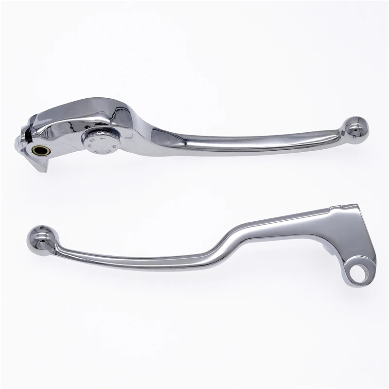 Рычаги тормозной муфты мотоцикла левая и правая ручка черные/серебряные