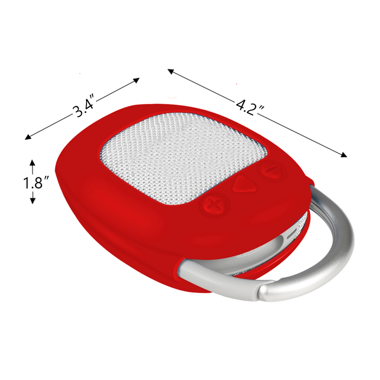 

For JBL Clip4 Bluetooth Audio Silicone Case Smart Bluetooth Audio Protective Cover Anti-scratch, Anti-collision, Anti-dust