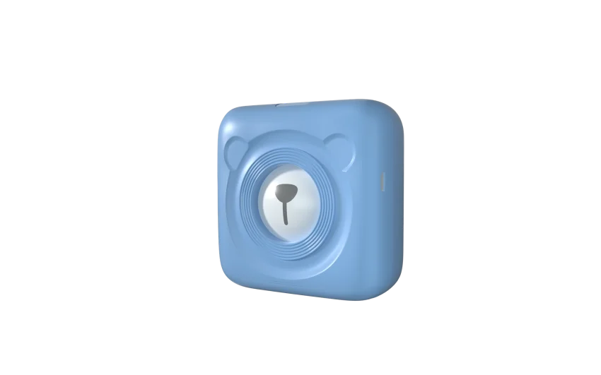 Blue Standard Set GOOJPRT Мини Портативный фотопринтер подарок термоэтикетка Bluetooth принтер Мягкий защитный чехол бесплатное приложение наклейка веб-заметки принтер - Цвет: Blue Standard Set