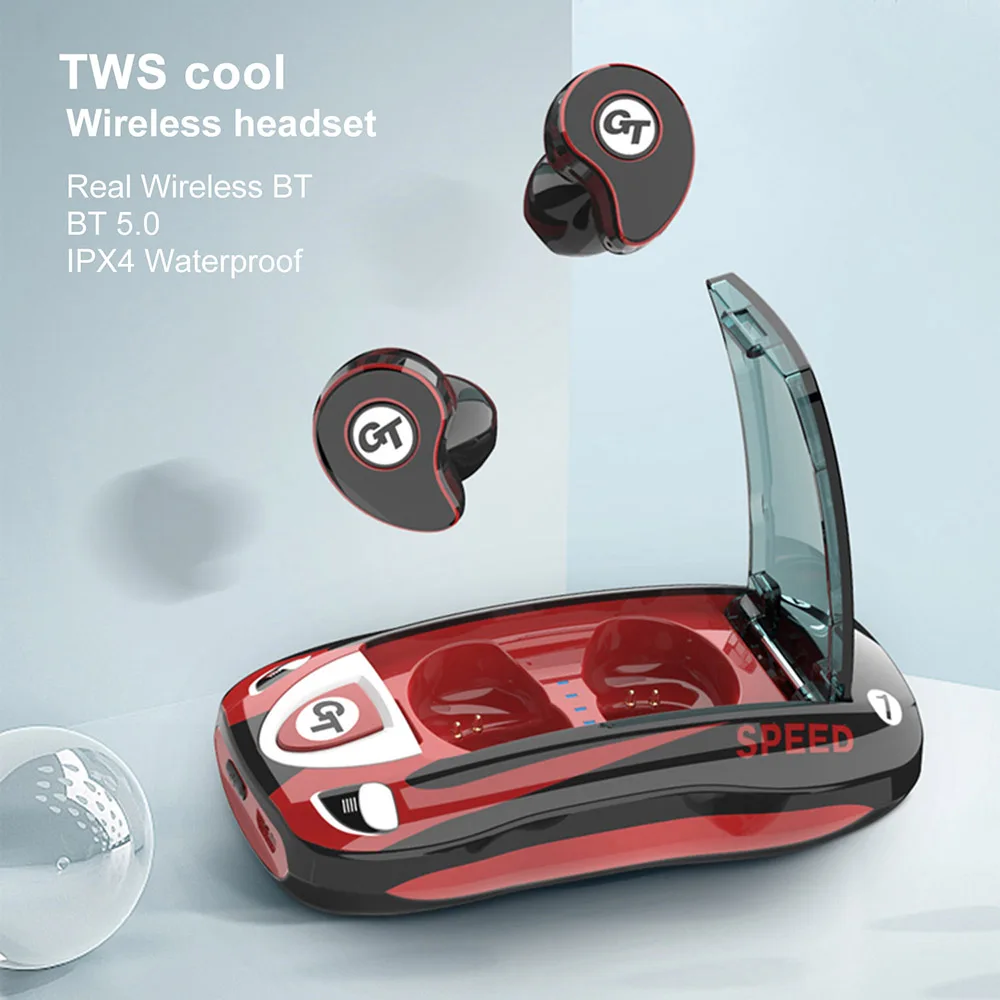 Наушники вкладыши TWS с T911 Беспроводной наушники Мини Смарт Bluetooth 5 0 Половина в