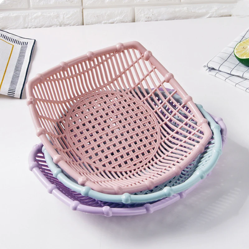 Новая креативная полая корзина для фруктов гостиной пластиковая тарелка закусок