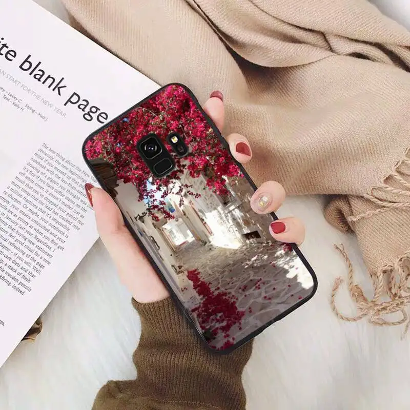 

travel italy France London Flower World Places Phone Case For Samsung Galaxy S5 S6 S7 S8 S9 S10 S10e S20 edge plus lite