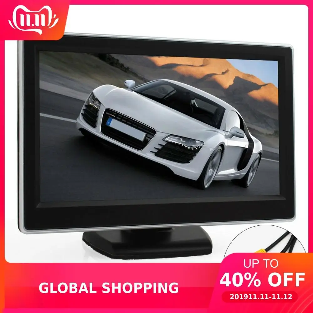 5 дюймов TFT lcd цифровой автомобильный монитор заднего вида ''запасной