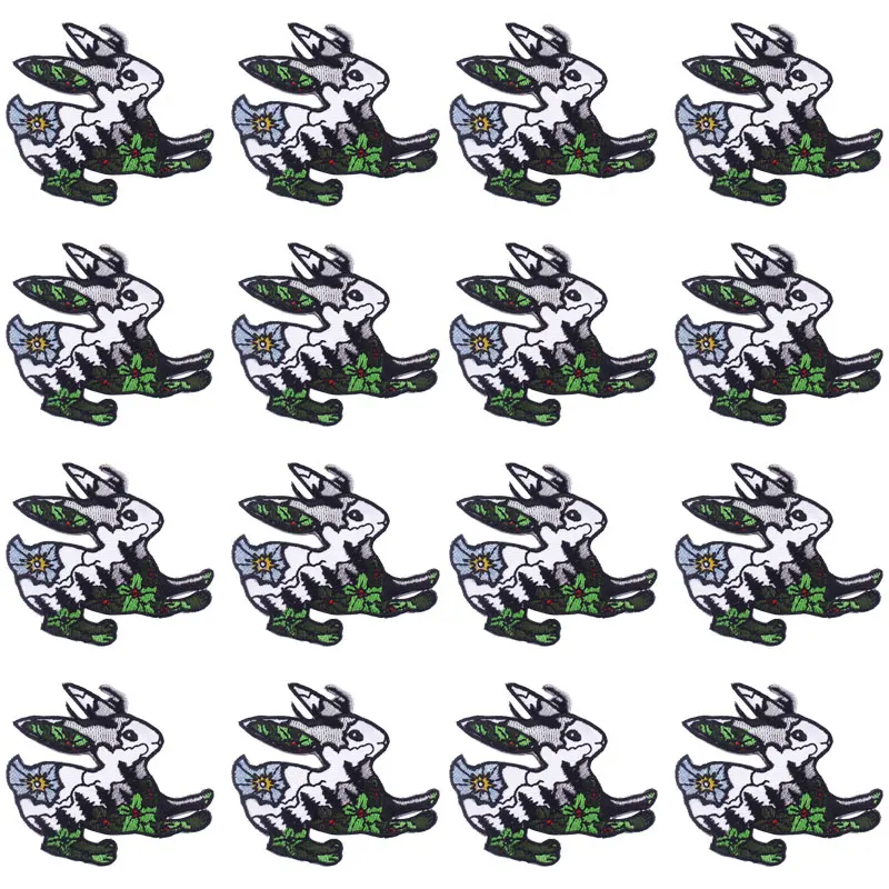 

10 шт., вышитые патчи для одежды