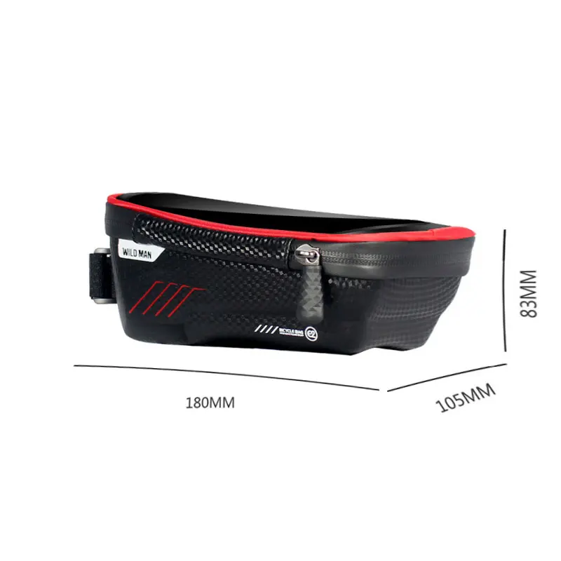 bicycle bag mountain bike front pocket multifunction waterproof phone holder with touchable screen mtb items bicycle accessories free global shipping