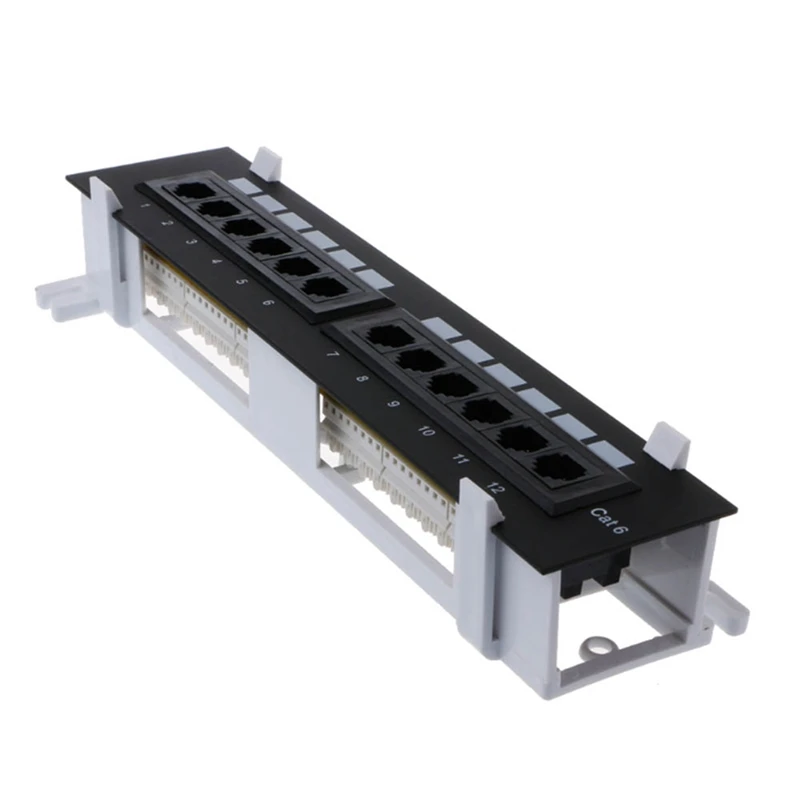 Сетевой набор инструментов 12 портов Cat6 патч-панель Rj45 сетевой настенный