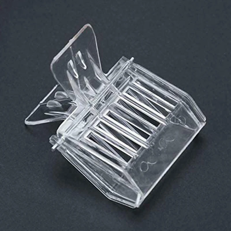 

20Pcs Bee Queen Clips, Transparent Plastic Queen Bee Cage Catcher Clip, Trap Box Beekeeping Tool for Beekeepers