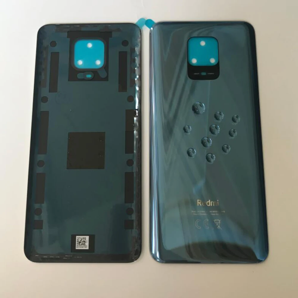 

Original New For Xiaomi Redmi Note 9S Back Battery Cover Housing Door Glass Panel Lid Rear Case Redmi Note 9 Pro Phone Shell