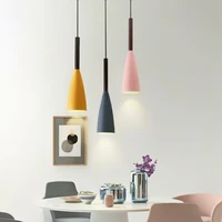 modern led chandelier macaron black white gold lamp island bar counter shop room kitchen fixture chandelier dimmable