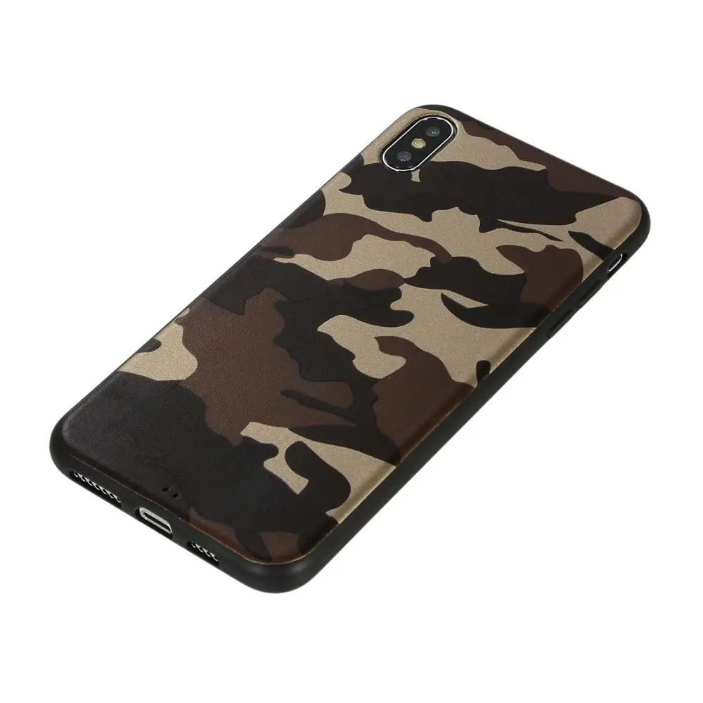 Классный Армейский Камуфляж телефонные чехлы для iPhone XS MAx XR 6 6S 7 Plus X 10 армейский