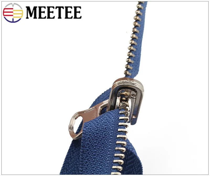 Meetee 2 шт. 60 150 см 5 # металлический ползунок для пуховой куртки с открытым