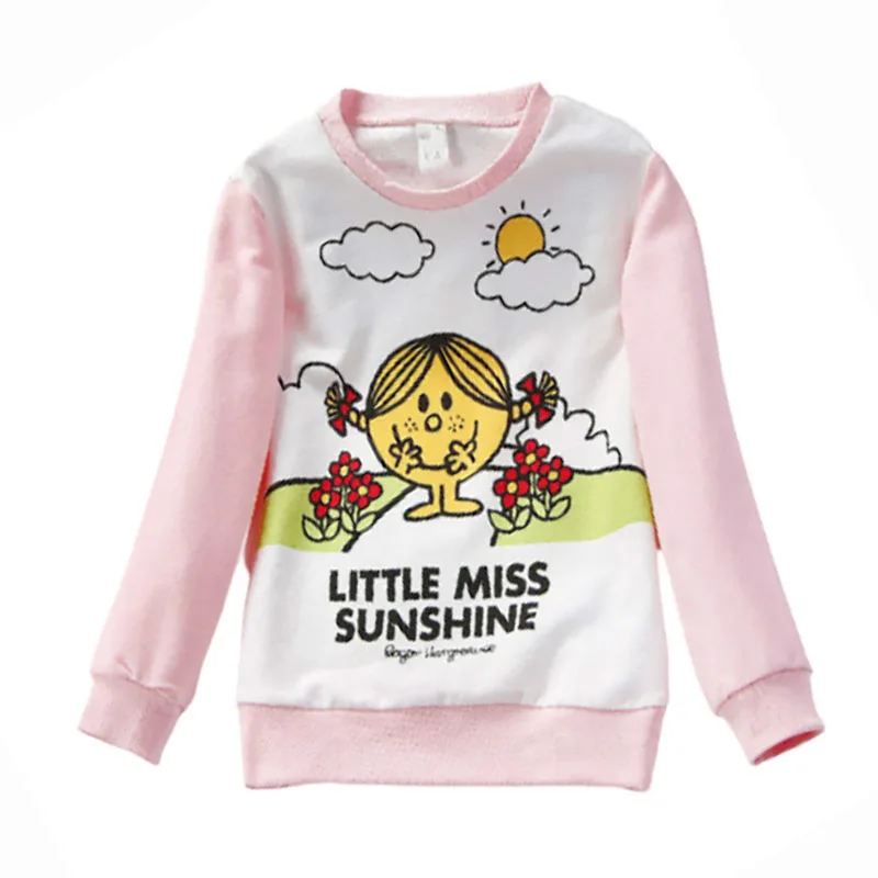 

Children T-Shirt Spring Autumn Cotton Cartoon Cute Sweater Girls Long Sleeves Soft Top Kids Clothes