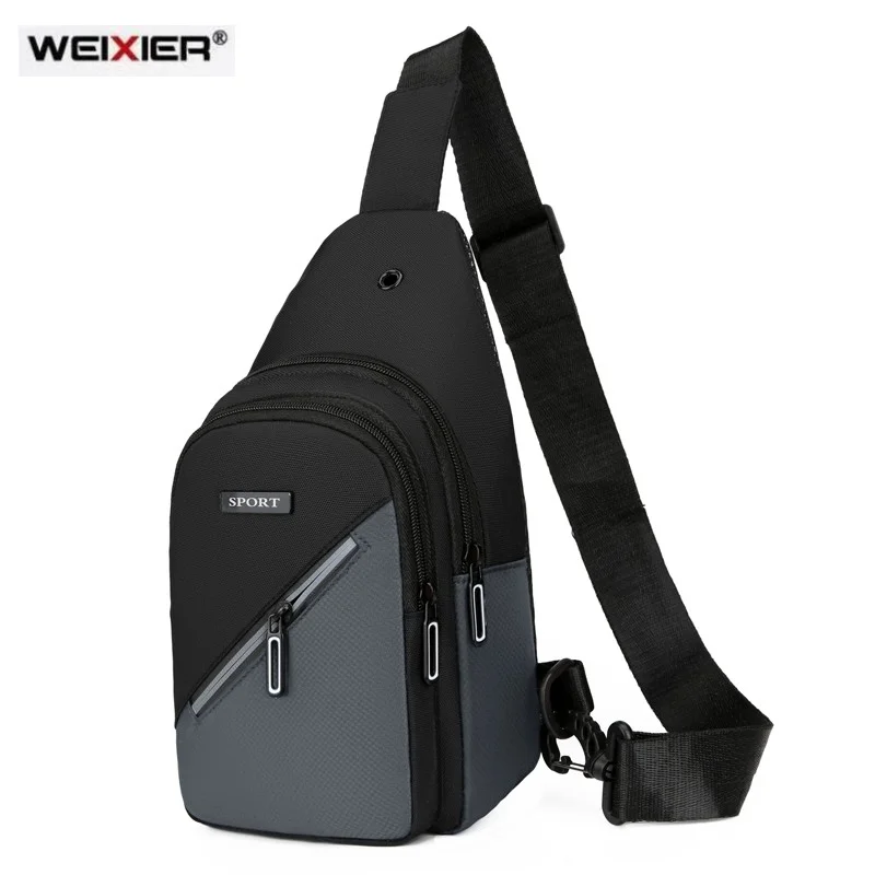 Fashion Men's Shoulder Bag Daily Chest Bag Travel Crossbody Bag Anti-theft Waist Packs Waterproof Sling Bag Messenger Bag bolsos