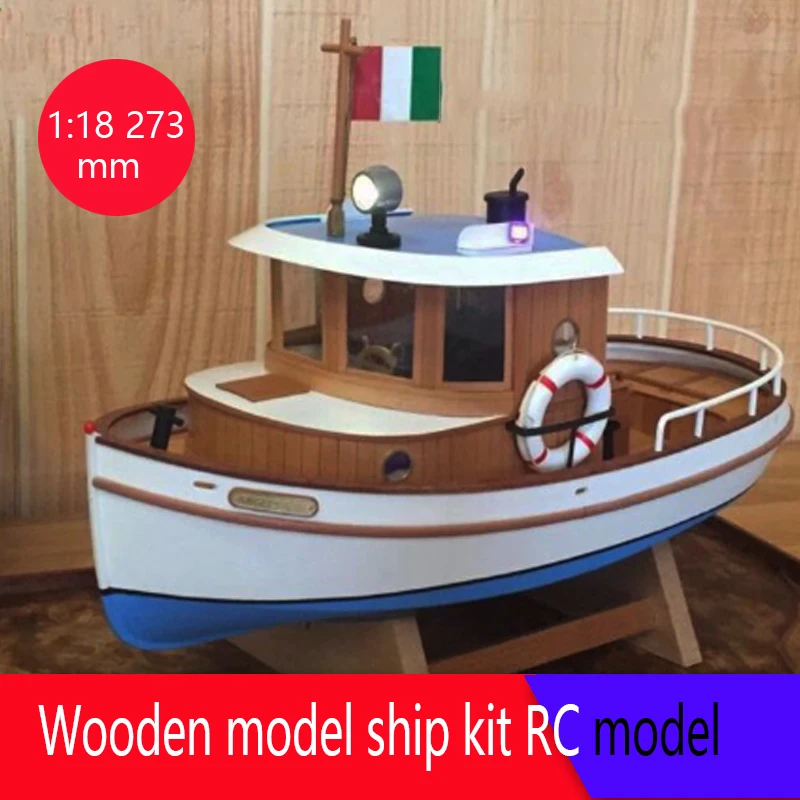 Микро-буксир M2 1:18 273 мм деревянная модель фотомодели набор игрушек для мальчиков
