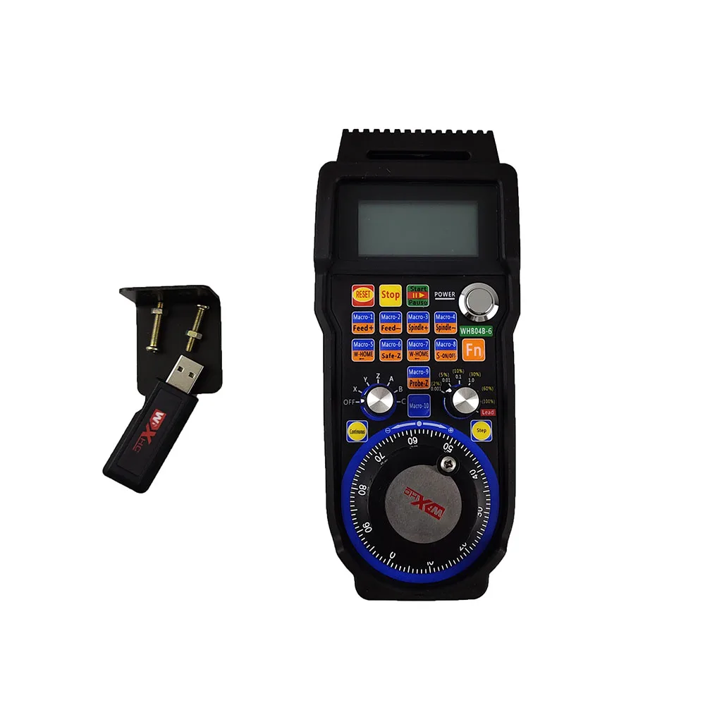 Подвесной маховик с ЧПУ WHB04B-4 WHB04B-6 4 6 осей Mach3 MPG для системы Siemens MITSUBISHI FANUC LNC SYNTEC -