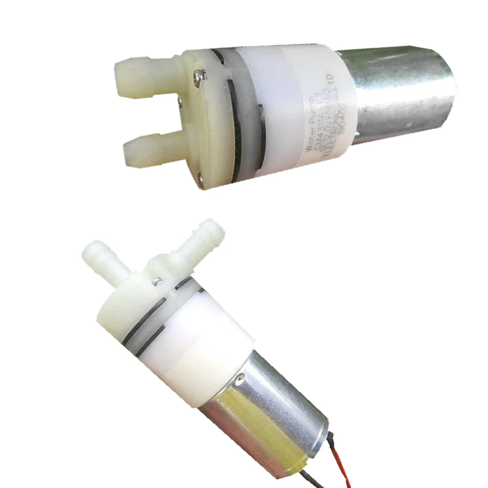 Миниатюрный воздушный насос с двигателем постоянного тока 370 12 В вакуумный