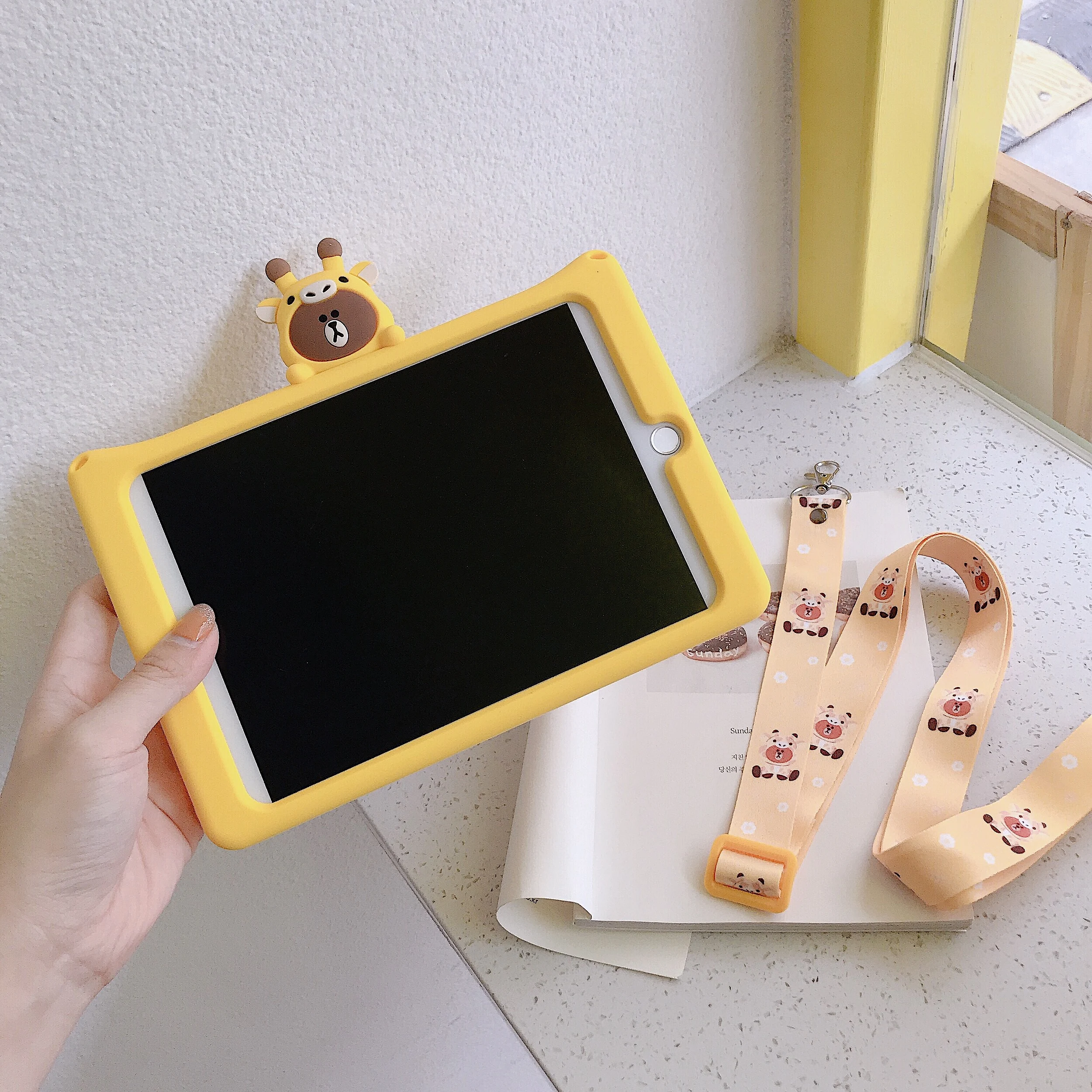 Силиконовая крышка для huawei MediaPad T5 10 дети Безопасный противоударный корпус AGS2-W09 AGS2-L09 AGS2-L03 10,1 ''планшет стенд кожаный чехол+ подставка для ручек