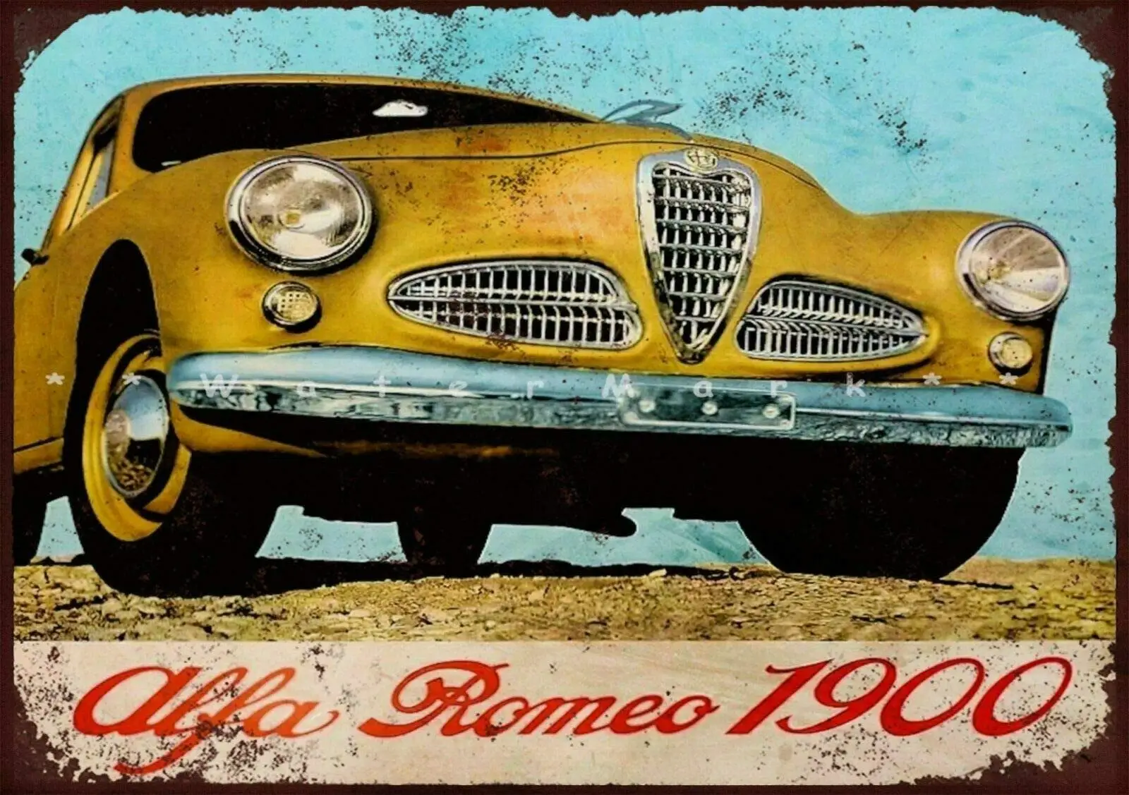 

Romeo Racing Car Game,Rustic Tin Sign Home Bar Man Cave Garage Wall Decoration Metal Poster Home Decor Farmhouse Rustic Wooden