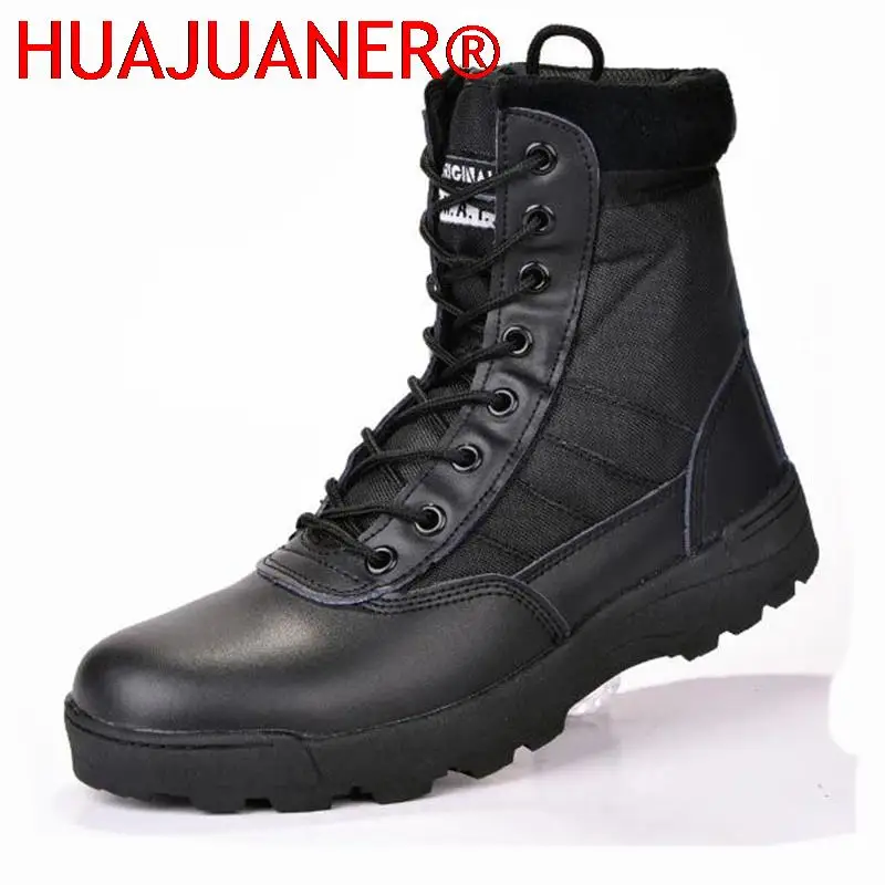 

Мужские ботинки, зимние военные кожаные ботинки для мужчин, боевые ботинки, пехотная тактическая обувь солдатская обувь Армейская Обувь