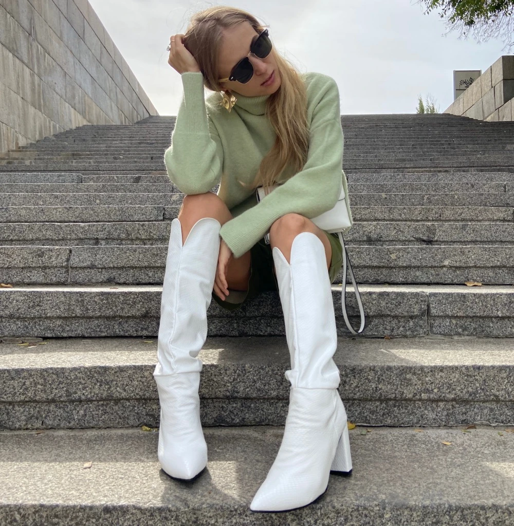 H.SA Women's Turtleneck Sweaters 2021 Thick Warm Pullover Cashmere Jumper Soft Oversized Knitwear Sweater Korean Women Jumpers | Женская