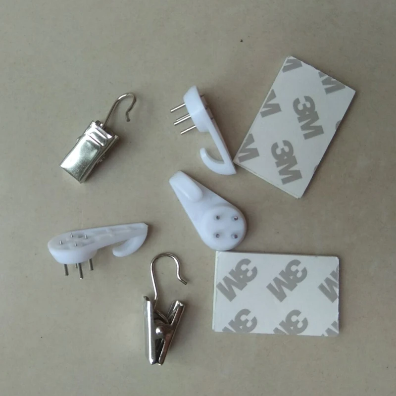 Бесшовный гвоздь для рождественской вечеринки + подвесной зажим прочные