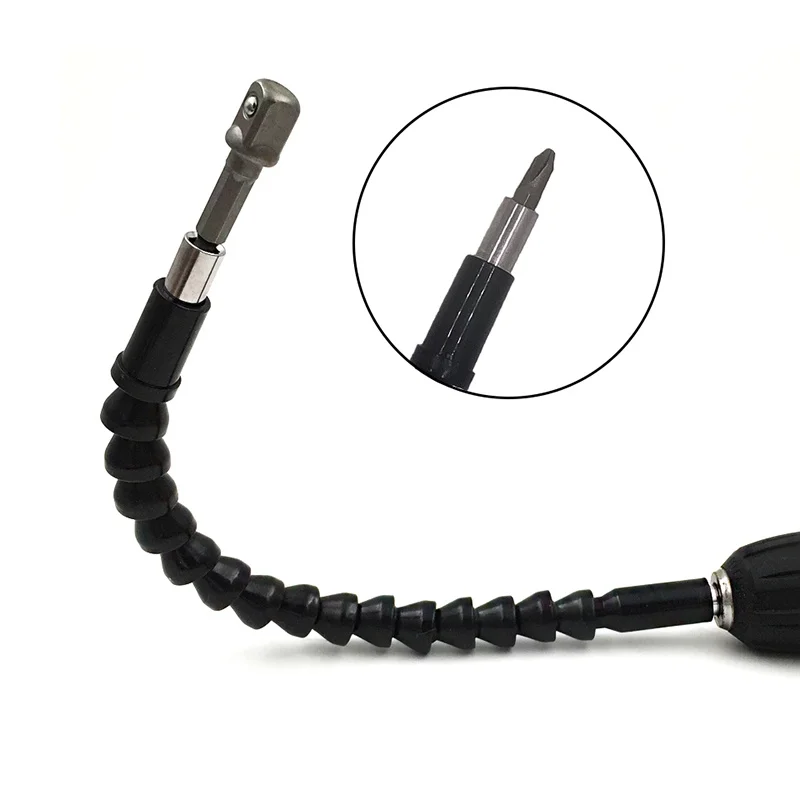 Электронный сверлильный карданный вал 295 мм гибкий продленный держатель отвертки соединительное звено "Змея".