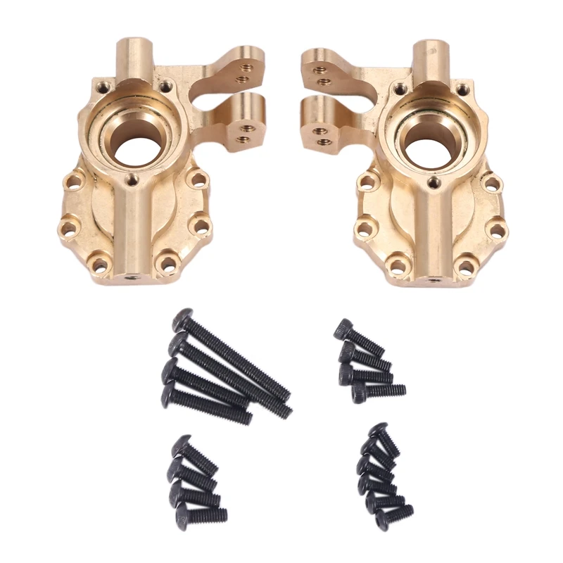 

2Pcs Brass Portal Housing Front Steering Knuckle Counterweight for RC Crawler Traxxas TRX-4 TRX4 8252 Upgrade Parts