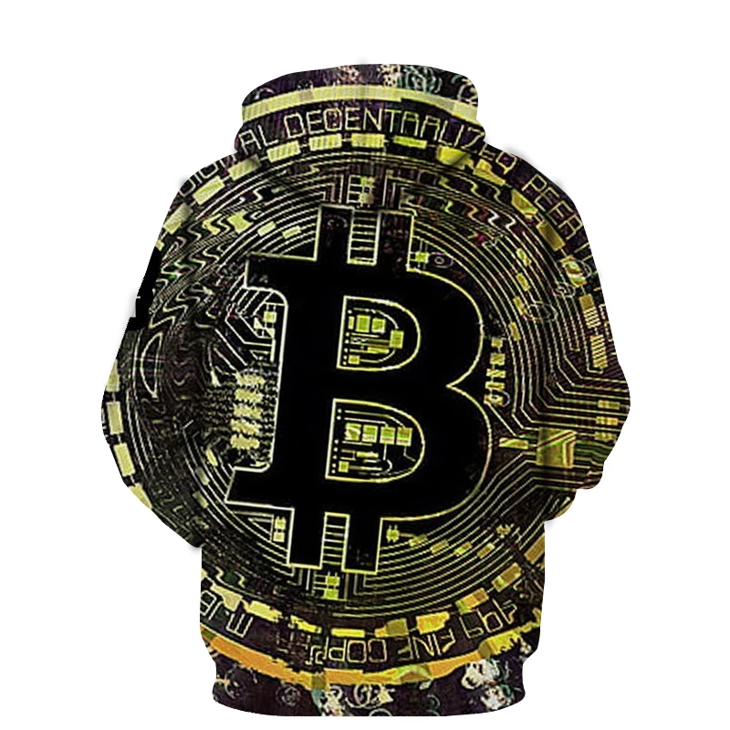

Gold coin Printing 3D Hoodies Men's Sweatshirts Women Hoodie Cool unisex Streetwear hoody Pullover Hip Hop Sport Tops Coat Male