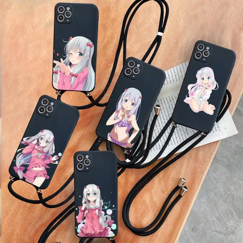 

Izumi Sagiri cute girl Phone Case for iPhone 7 8 11 12 se 2020 mini pro X XS XR MAX Plus