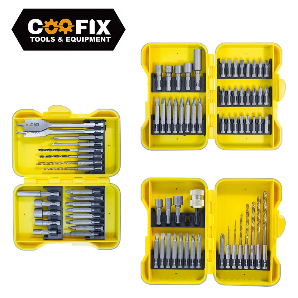 

Набор насадок для отверток COOFIX, 37 шт., 6-10 мм