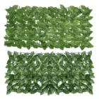 05x1M3M 1x3 м рулон искусственного листьев плюща для экранирования живой изгороди, забор для конфиденциальности с зелеными листьями, защита от ультрафиолета для наружного сада, превосходный