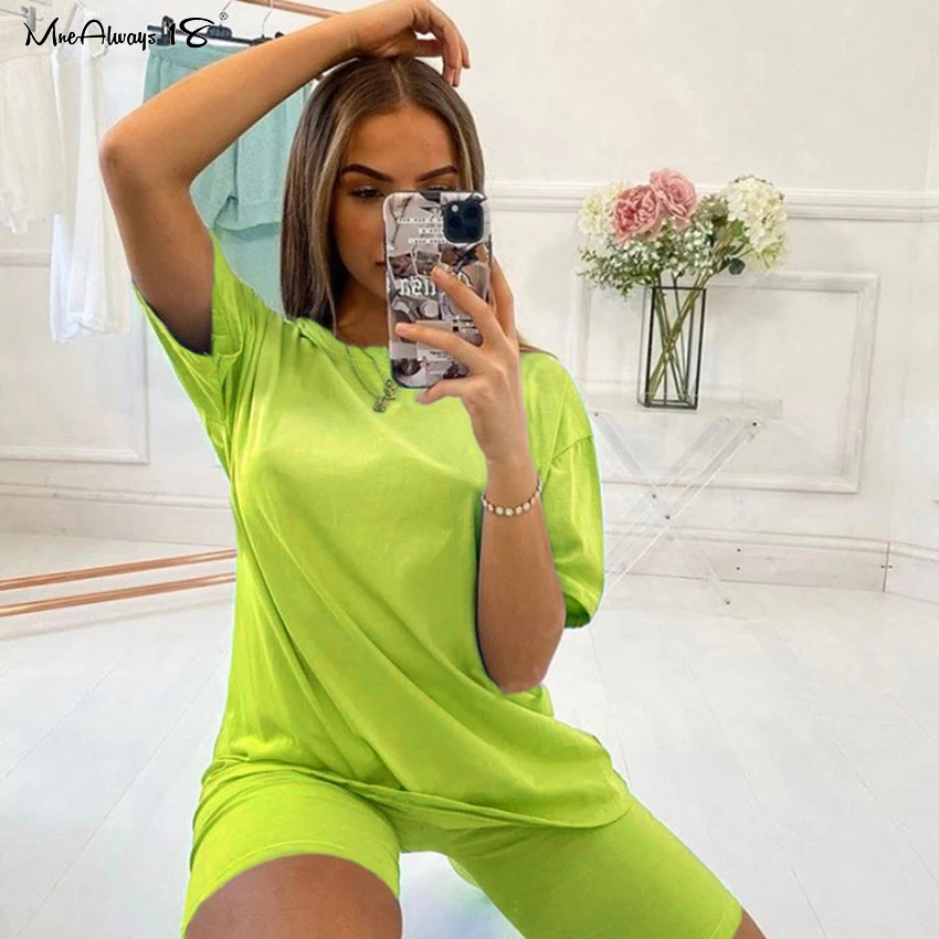 Mnealways18 повседневные костюмы женский спортивный костюм комплект из 2 предметов