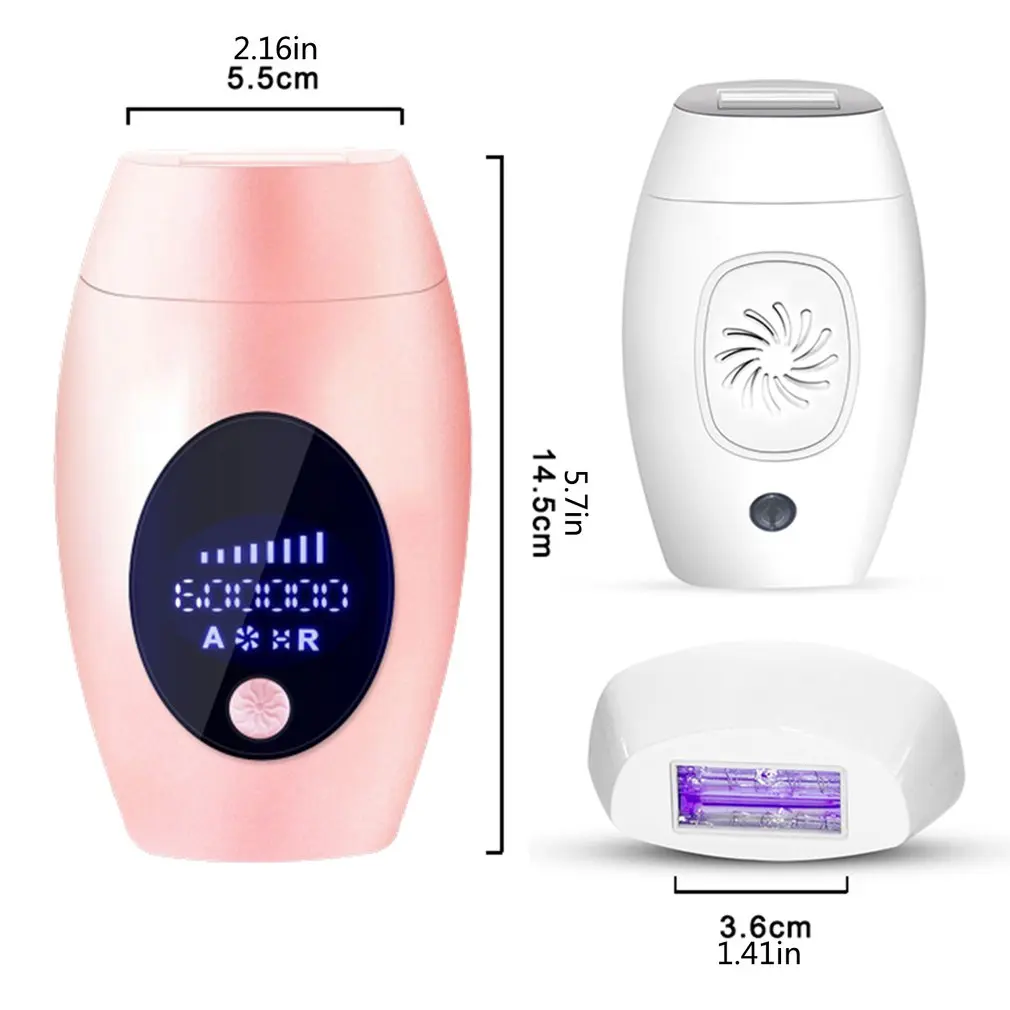 

600000 Flash Whole Body Laser Epilator Hair Removal Machine Safe Painless Permanent IPL Photoepilator With Protection Glasses