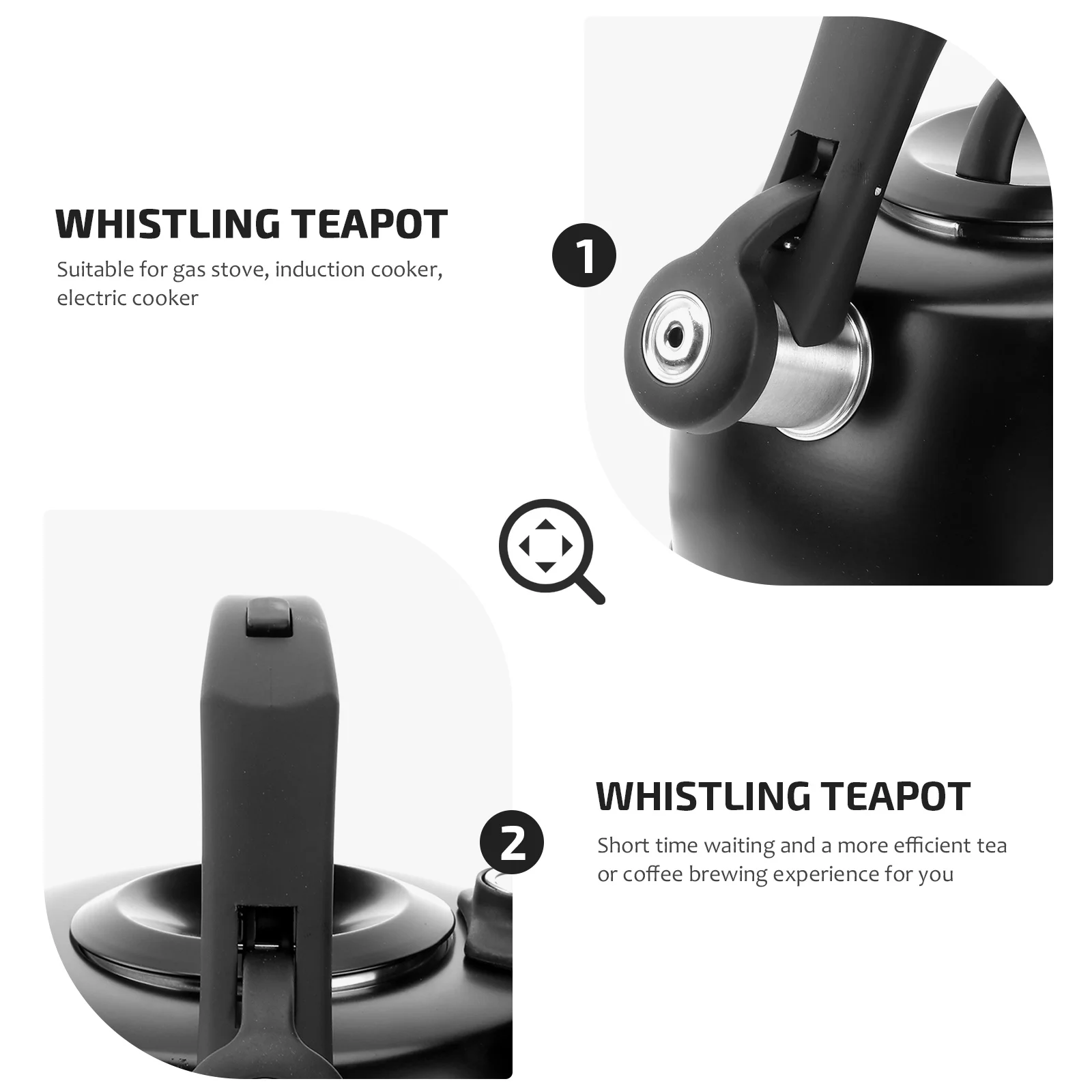 Профессиональный чайный чайник со свистком и термометром | Дом сад