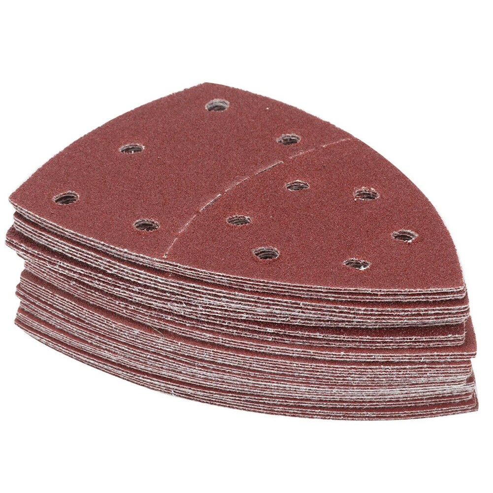 

40pcs Abrasive Sanding Sheets For Bosch PSM 100A Detail Palm Sander Mixed Grit High Quality Long Service Life