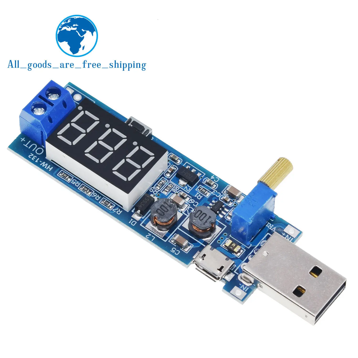 DC-DC 5V до 3,5 V/12 V USB Шаг вверх/вниз Питание Модуль Регулируемый повышающий преобразователя постоянного тока Выход постоянного тока 1,2 V-24 V