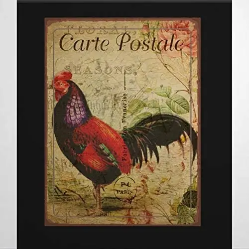 

Vintage French Rooster Chicken Custom Aluminum Metal Sign
