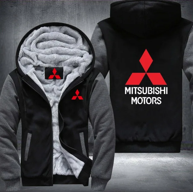 

Mitsubishi Car LOGO For Men College Sweatshirts Loose Winter Hoodies Male Printed Pattern Harajuku Patchwork Hoodie Streetwear