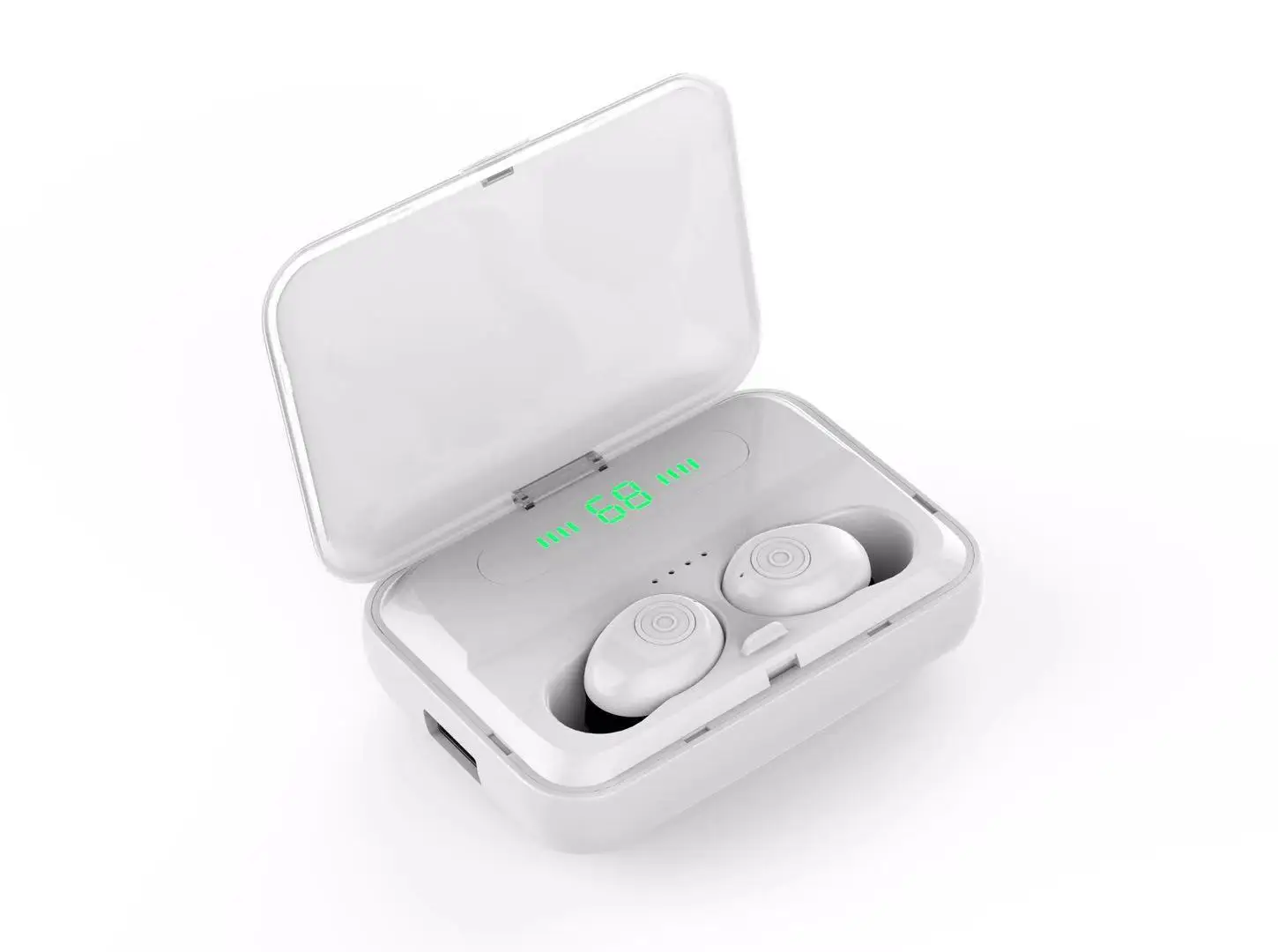 F9 White F9 Mini Dual V5.0 Wireless Earphones Bluetooth Earphones 3D Stereo Sound Earbuds with Dual Microphone and Charging box new 5.0 - Цвет: F9 White