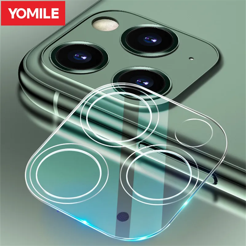 Полностью прозрачная пленка для iPhone 11 3D полное покрытие Задняя камера объектив Защита экрана для iPhone 11 Pro Max чехол из закаленного стекла