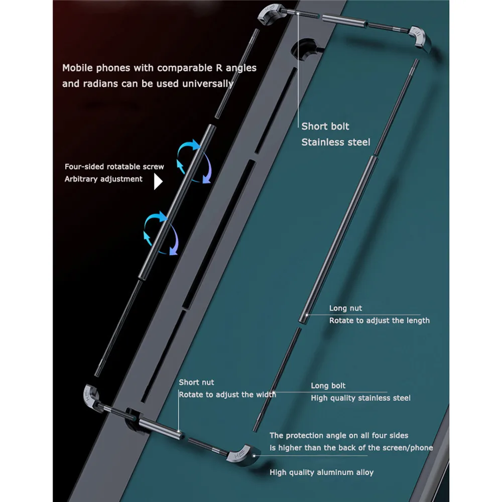 Металлический чехол для телефона защитная задняя крышка Противоударная рамка