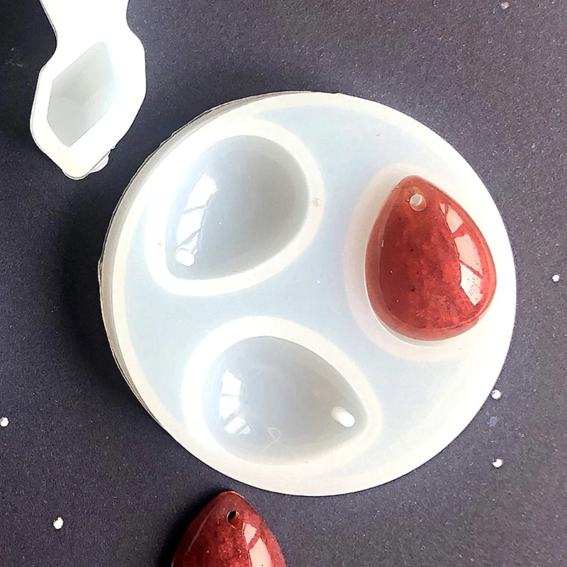 

8 Pcs Mine Stone Pendant Epoxy Resin Molds Necklace Jewelry Silicone Mould DIY Crafts Ornaments Casting Tools