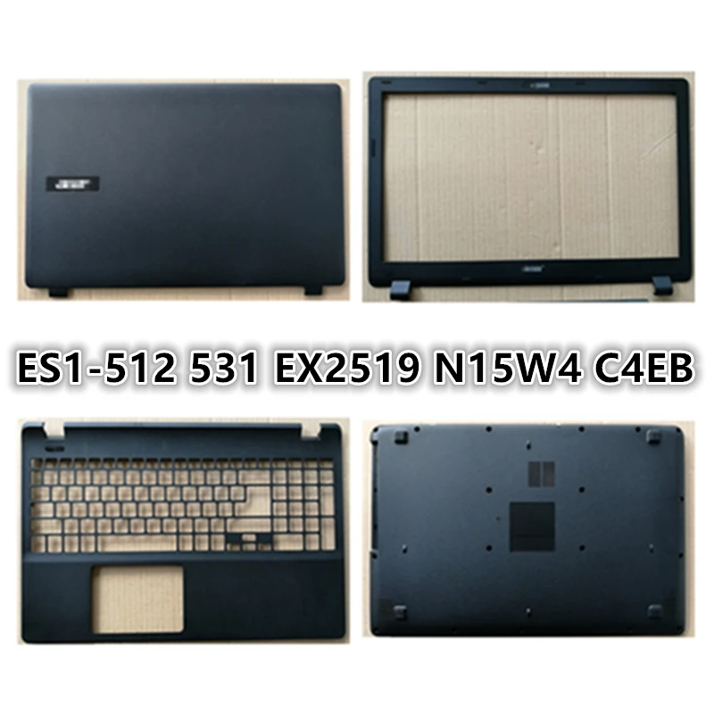 ЖК-Дисплей задняя крышка Топ чехол для ноутбука ACER ES1-512 ES1-531 EX2519 N15W4 C4EB ЖК передняя рамка/подставка/Нижняя основа чехол