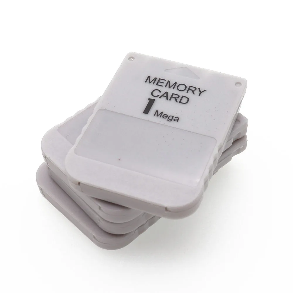 25PCS PS1 White Memory Card 1M 1MB For Playstation 1 PS1 PSX Game Useful Practical Affordable Flash Card Memory Microsd Card