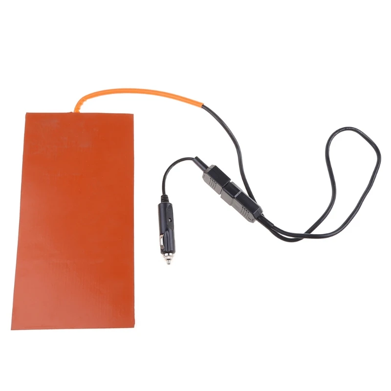 

Silicone Heated Pad 152X304mm Heating Plate Mat 100W 12V for Pizza Hot Food Delivery Bag Mat Heating